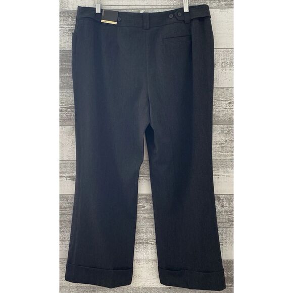 Lane Bryant Houston Dress Pants Heathered Black Woman's Plus Size 18 (Fit 39x31) - Picture 2 of 13